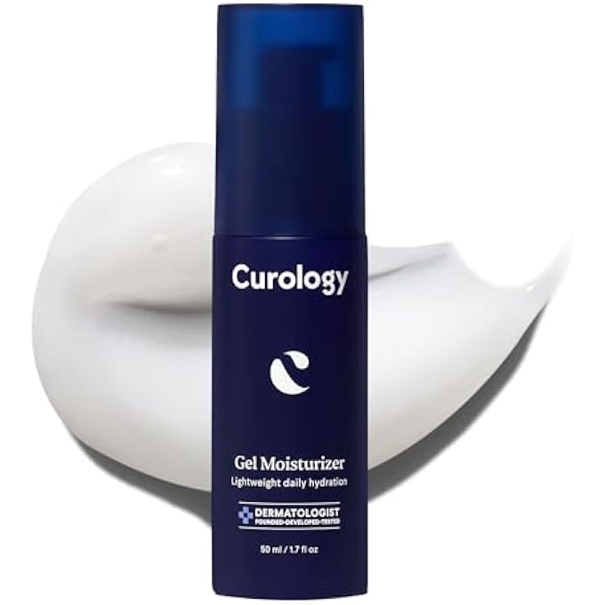 Curology GEL FACE MOISTURIZER, DAILY FACE LOTION WITH HYALURONIC ACID, FOR OILY, DRY OR SENSITIVE SKIN, 1.7 FL OZ - Image 1